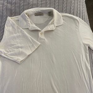 Jamaica Jaxx Size XL White Polo Shirt for Men Coastal Casual Caribbean